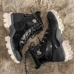 Moncler lace up boots